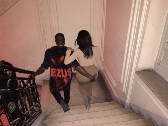 Kim Kardashian Shares Pic of Kanye West Grabbing Her Butt