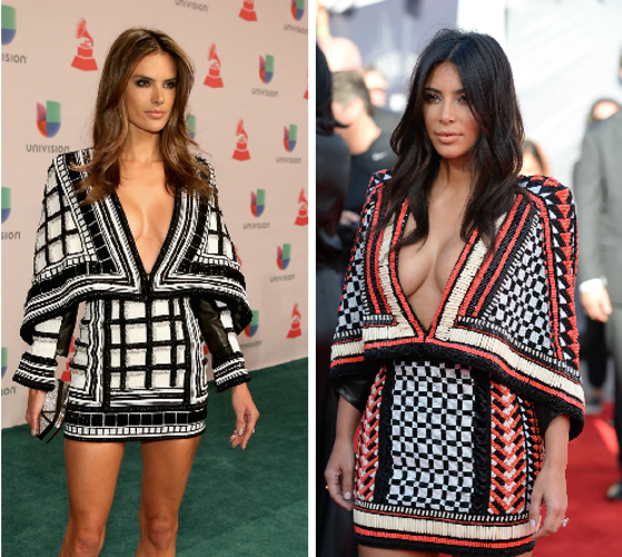 Kim Kardashian or Alessandra Ambrosio Who Wore it Better