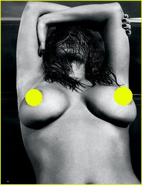 Kim Kardashian Poses Totally Naked For Love Mag