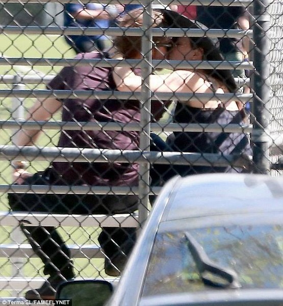 Angelina Jolie & Brad Pitt Share a Kiss at Shiloh & Zaharas Soccer Game