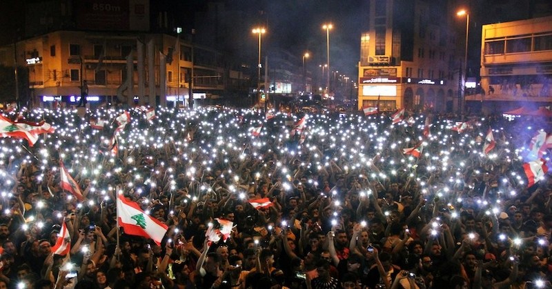 The best moments from 10 days of protests in Lebanon