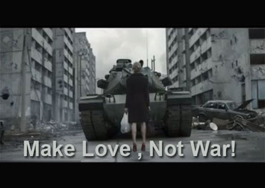 Axe Brings a Message of Peace