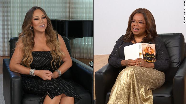 Mariah Carey sits down with Oprah Winfrey and spills all about her upcoming book