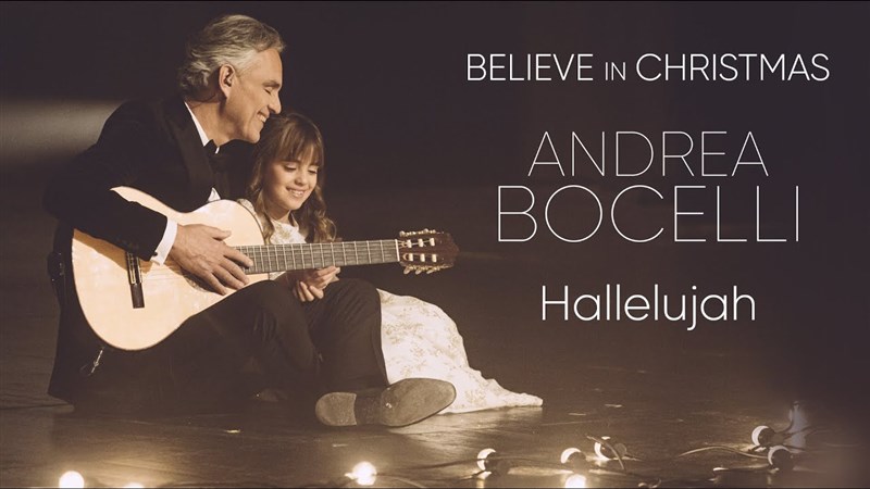 In Video: Andrea Bocelli sings Hallelujah with his daughter in stunning new duet