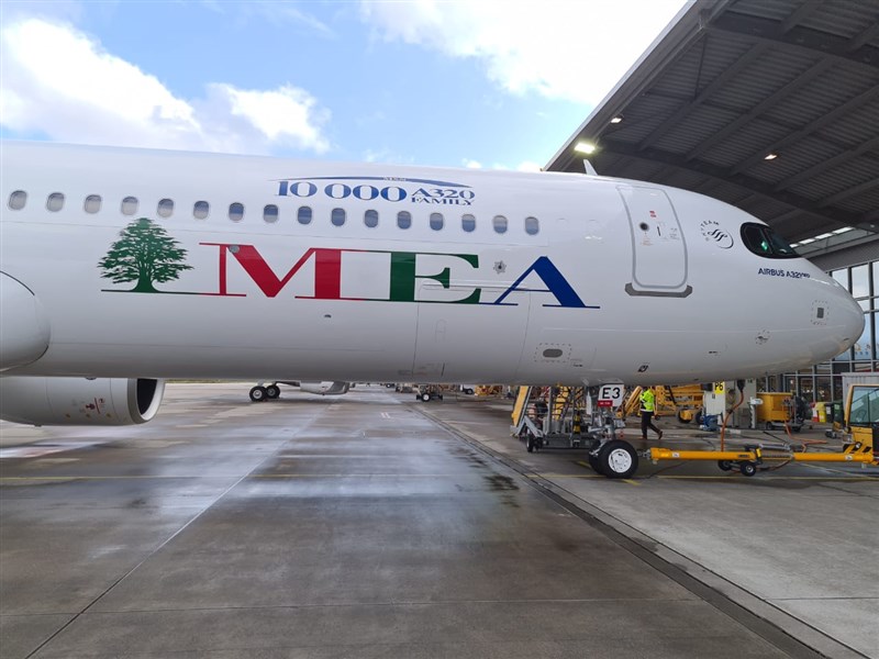 Middle East Airlines will receive its third Airbus 321neo aircraft