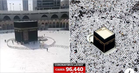 Mecca's Great Mosque is Deserted due to coronavirus 
