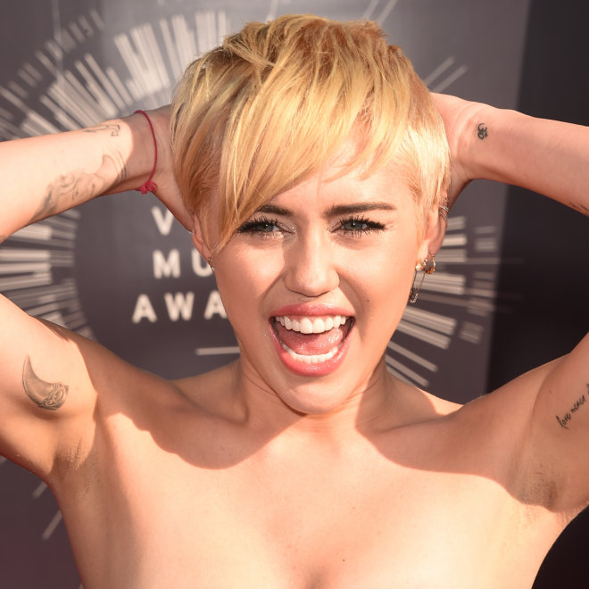 Miley Cyrus Went Topless To Fashion Week