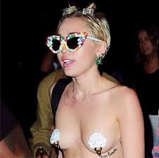 Miley Cyrus Went Topless To Fashion Week