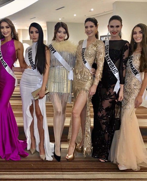 Miss Egypt Diana Hamed rocking the stage in Miss Universe 2019 wearing Elham EL Youssef Gowns