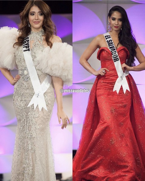 Miss Egypt Diana Hamed rocking the stage in Miss Universe 2019 wearing Elham EL Youssef Gowns