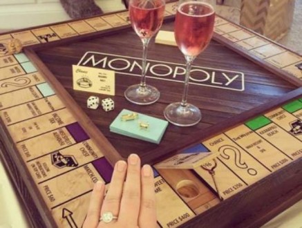 Man creates custom monopoly board for marriage proposal
