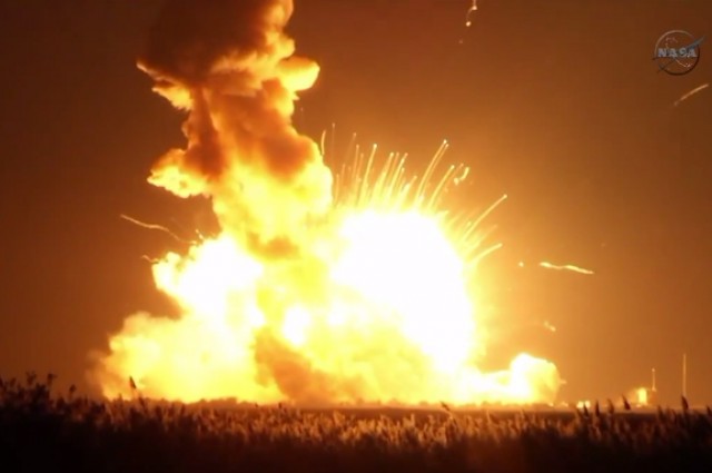 NASA Rocket Explodes Shortly After Take-Off