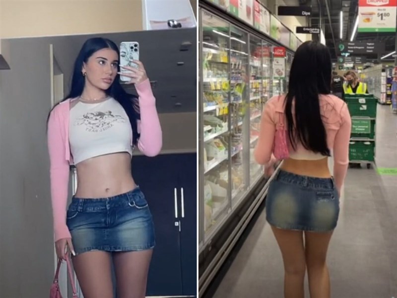In Video: Influencer Shocked By Reaction To Wearing Hot Outfit At the Supermarket 