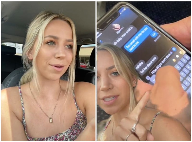 In Video: Woman Catches Man On Plane Calling Her Fat In Brutal Text