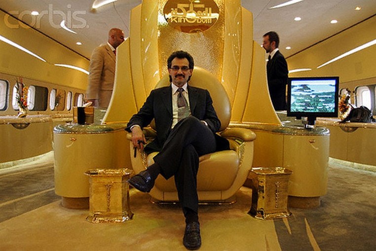 Inside Prince Alwaleed Bin Talals Jet