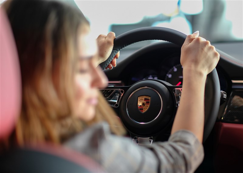 In Video: Porsche Driver Crashes Into Two Cars After Accelerating Off Driveway