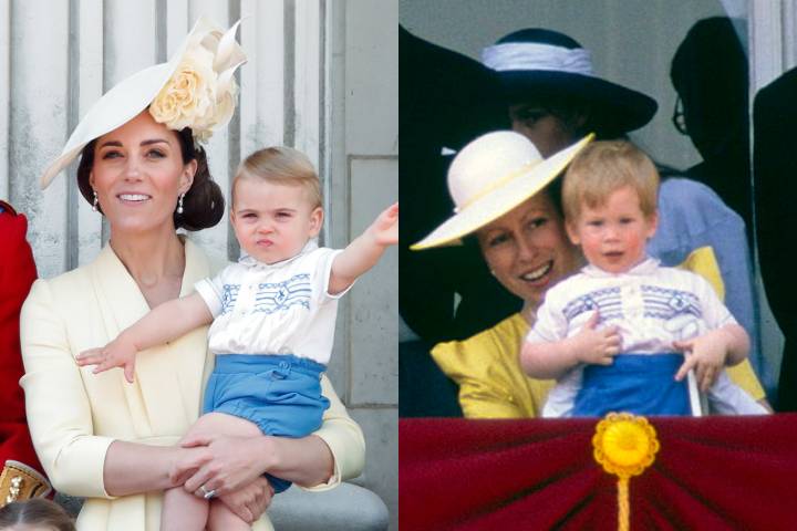 Prince Louis wears Prince Harry’s childhood outfit during Queen’s birthday