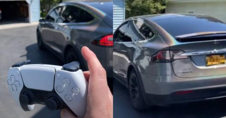In Video: Man Claims He Can Drive His Tesla Remotely With A PlayStation Controller
