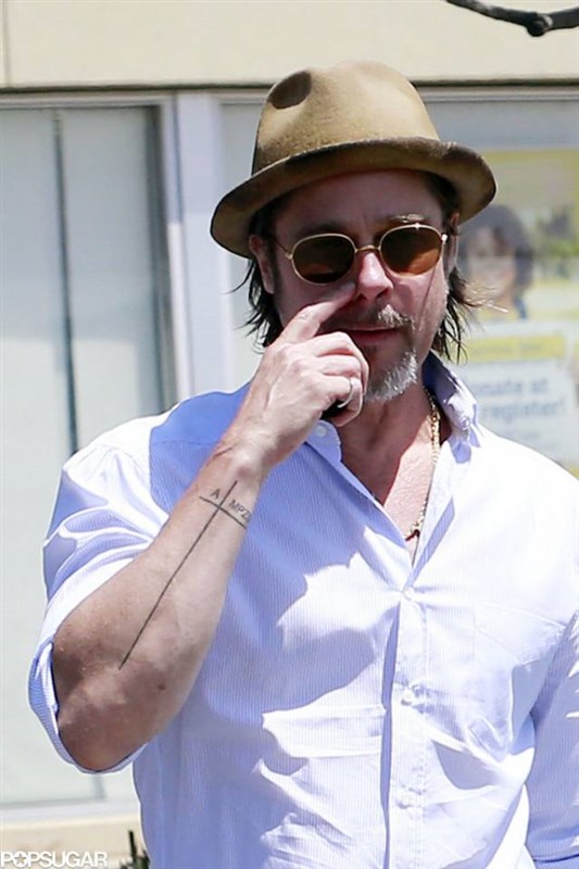 Brad Pitt got a unique adorable tattoo to honor Angy and the kids