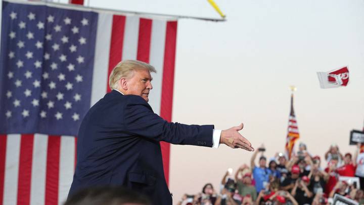 In Video: Donald Trump Throws Masks Into Crowd And Says He'll 'Kiss Everyone'