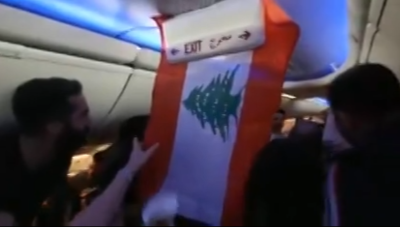 A revolution on the plane from Dubai to Lebanon