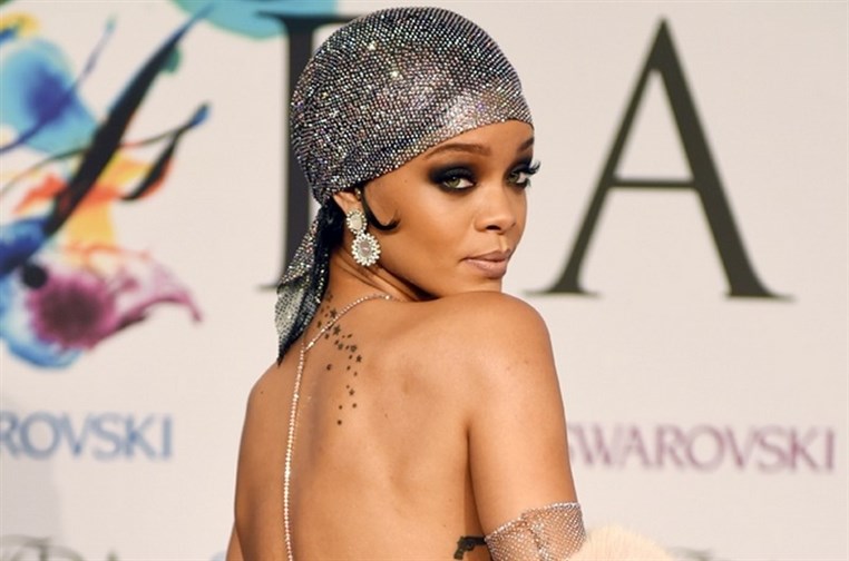 Rihanna Sparkles In See Through Gown at CFDA Awards