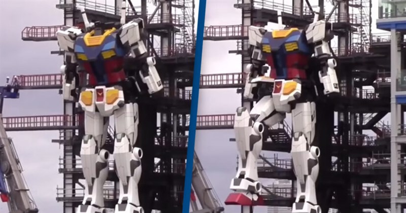 In video: Giant 60-Foot Japanese Robot Took Its First Steps