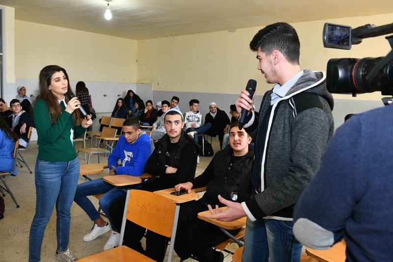 سعد رمضان ضيف مسابقة AAA MADRASATI في كفرحيم 