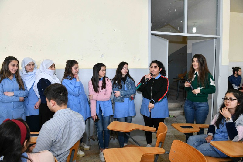 سعد رمضان ضيف مسابقة AAA MADRASATI في كفرحيم 
