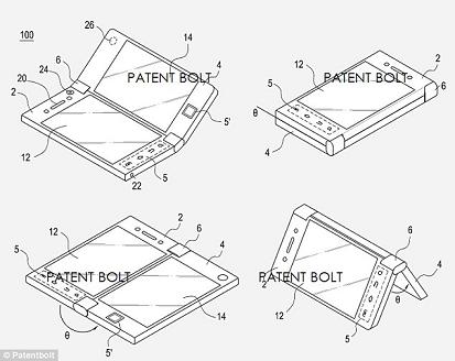 Samsung files patent for a phone with TWO SCREENS  