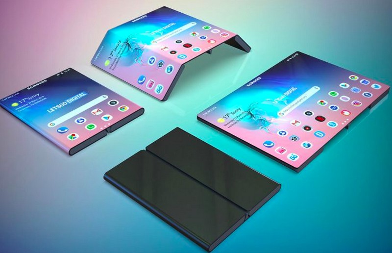 In Video: samsung about launch a double folding phone 
