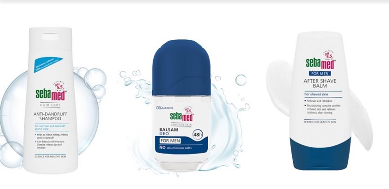 Sebamed pH 5.5 skin care presents special products for men