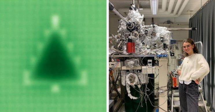 Physics Student Builds the Smallest Christmas Tree Ever
