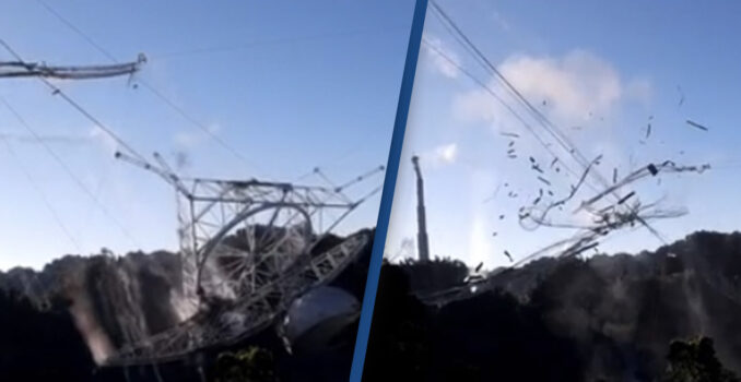 In Video: Footage Captures Exact Moment The Arecibo Telescope Collapsed