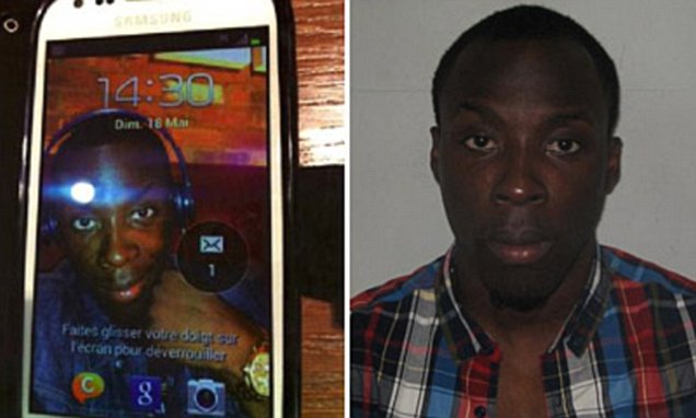 New Yorker who snatched £250 000 worth of valuables leaves his phone at the scene of the crime