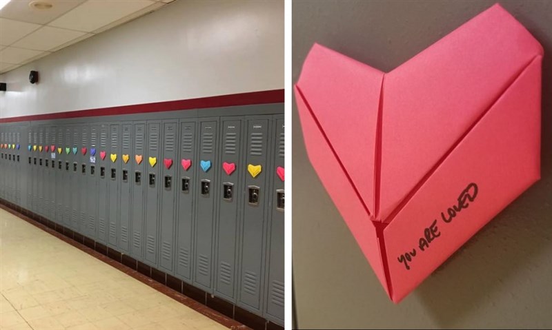 Anonymous Student Surprises Entire High School with Over 1,500 Handmade Valentines