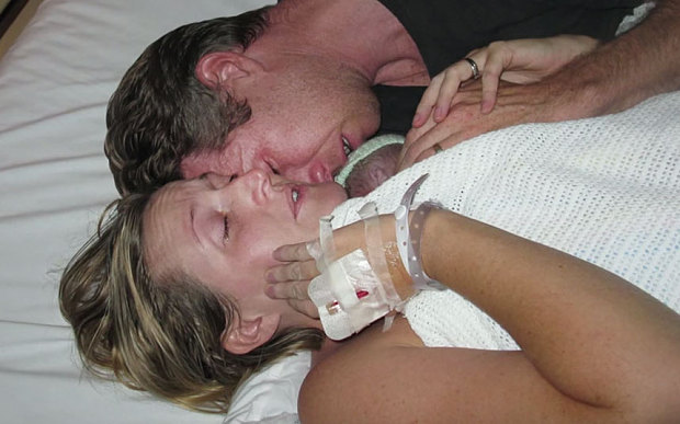 Farewell cuddle revived a dying baby