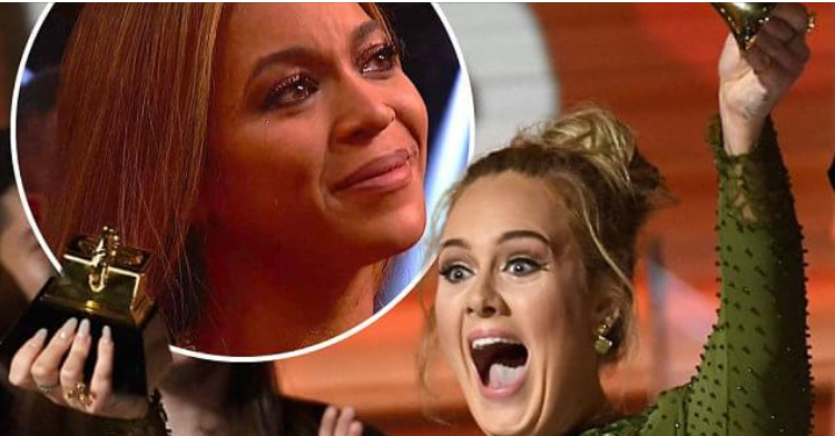 Adele broke her Grammy in two after saying it belonged to Beyoncé