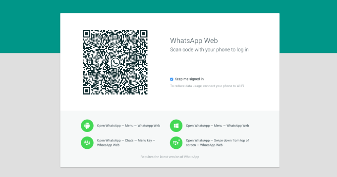 WhatsApp Comes To The Desktop