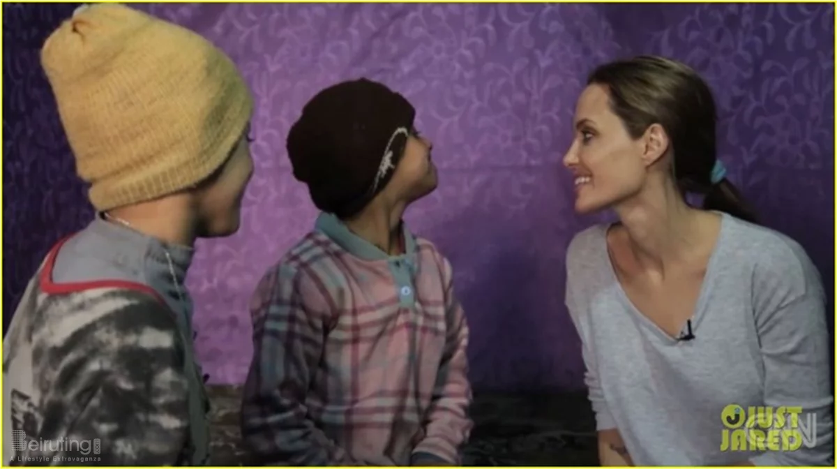 Angelina Jolie for Syrian Refugees in Lebanon