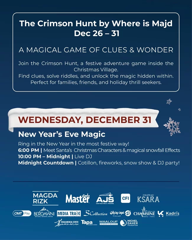 Zahle Magical Christmas: A First-of-Its-Kind Holiday Spectacle in the Bekaa