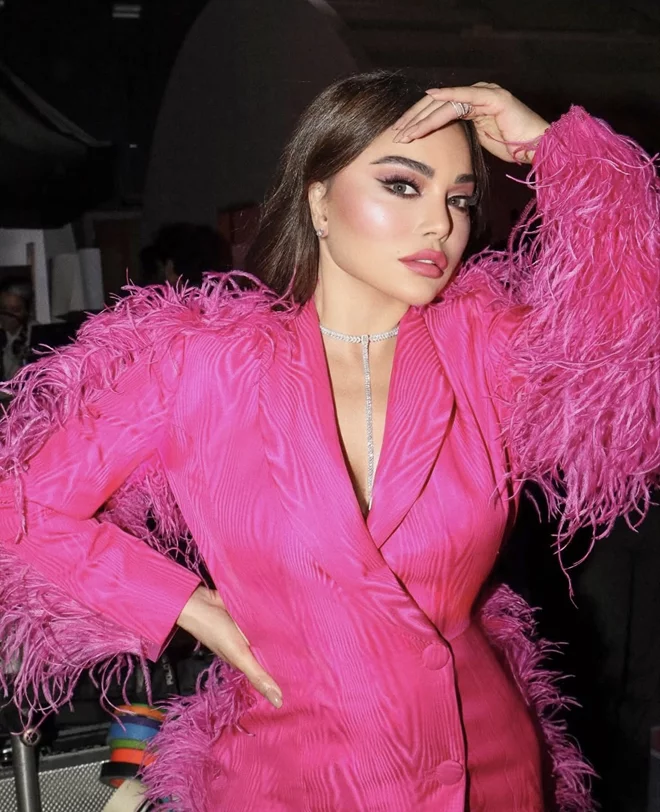 MAISON RAMI KADI BRINGS COUTURE GLAMOUR TO HAIFA WEHBE’S NYX CAMPAIGN