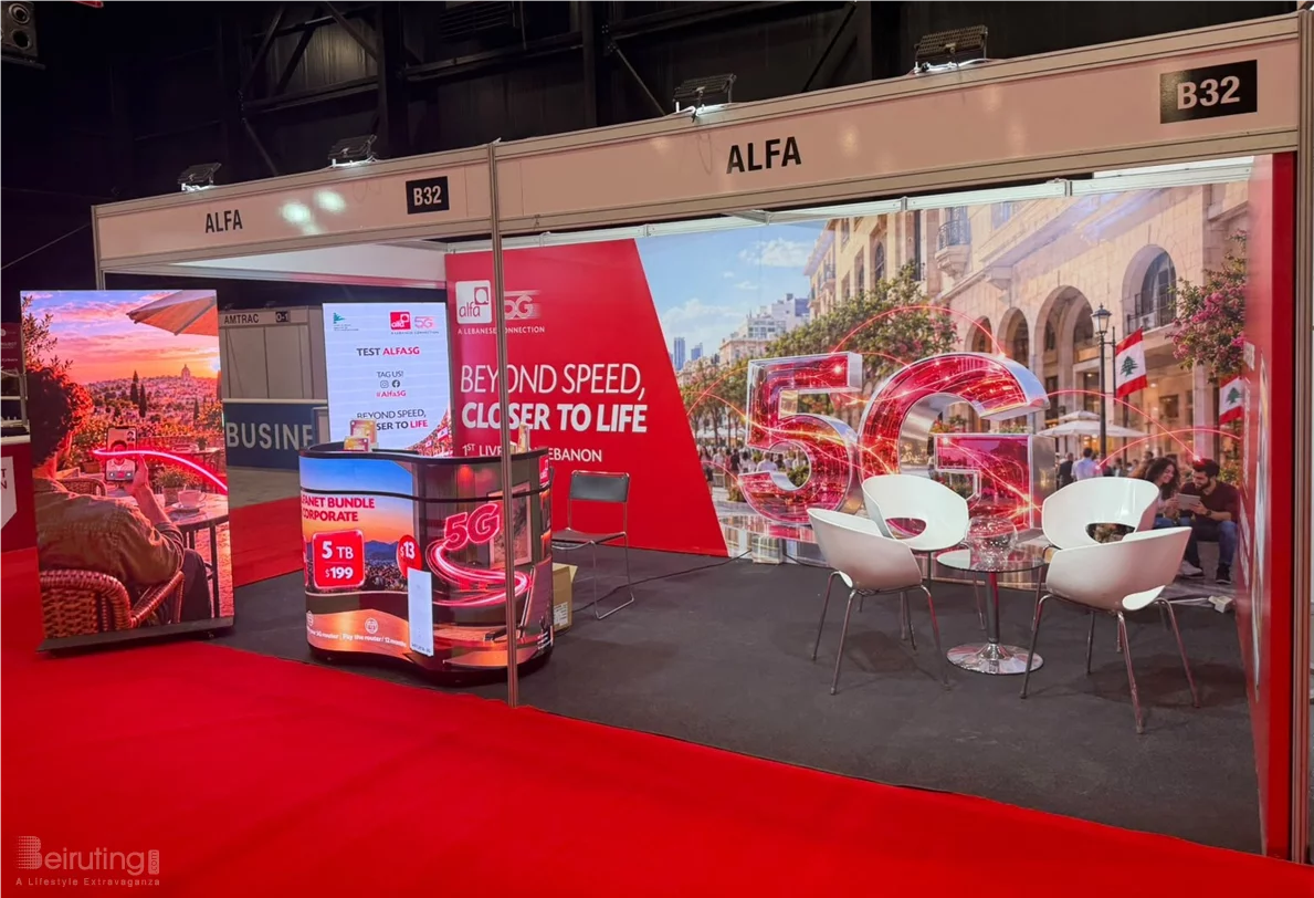 Alfa brought the Alfa 5G experience to Project Lebanon, one of the biggest trade exhibitions in Lebanon for construction and engineering