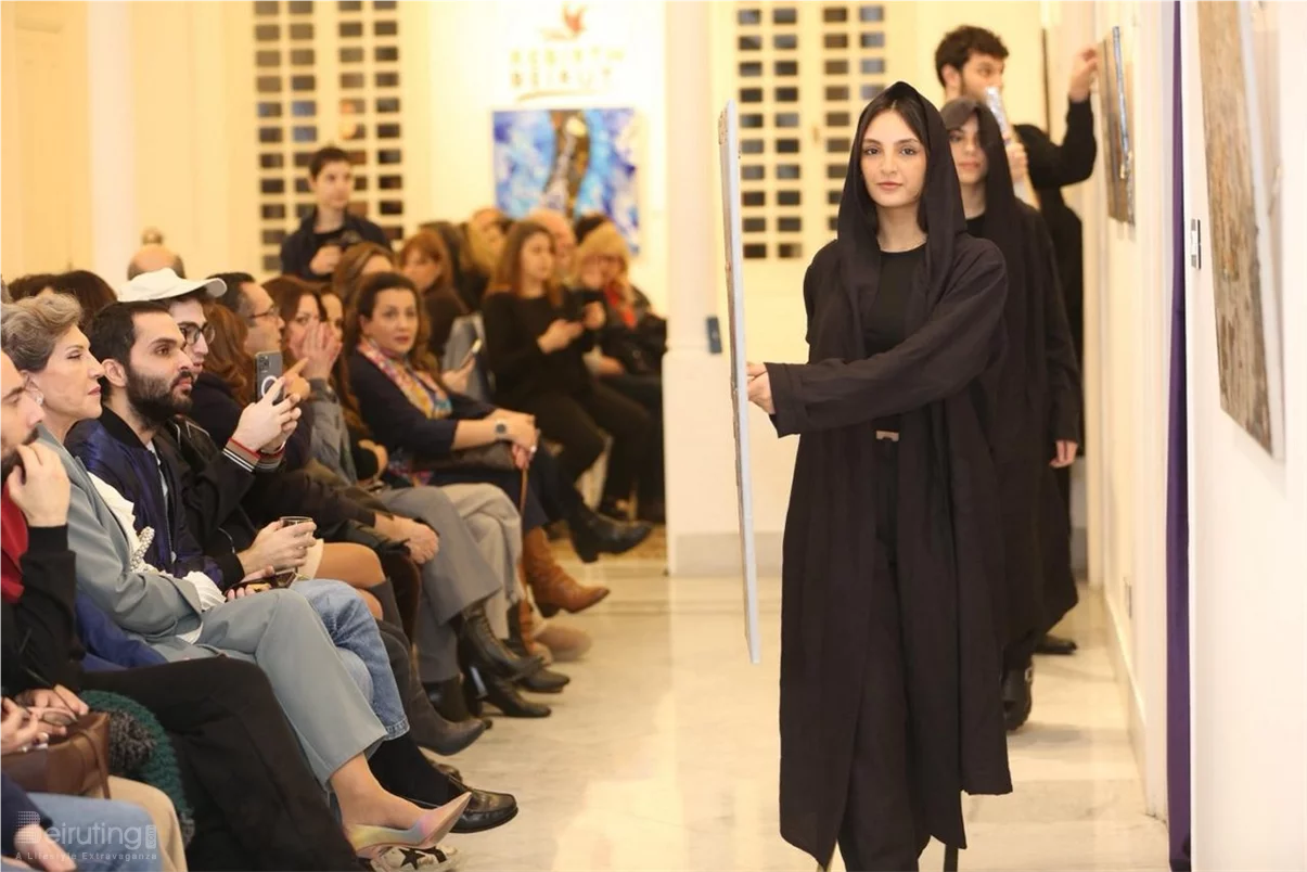 Rebirth Beirut Opens 2026 with an Innovative Art Experience:  a catwalk for paintings “As We Exist” by Hiba El-Khatib Badreddine