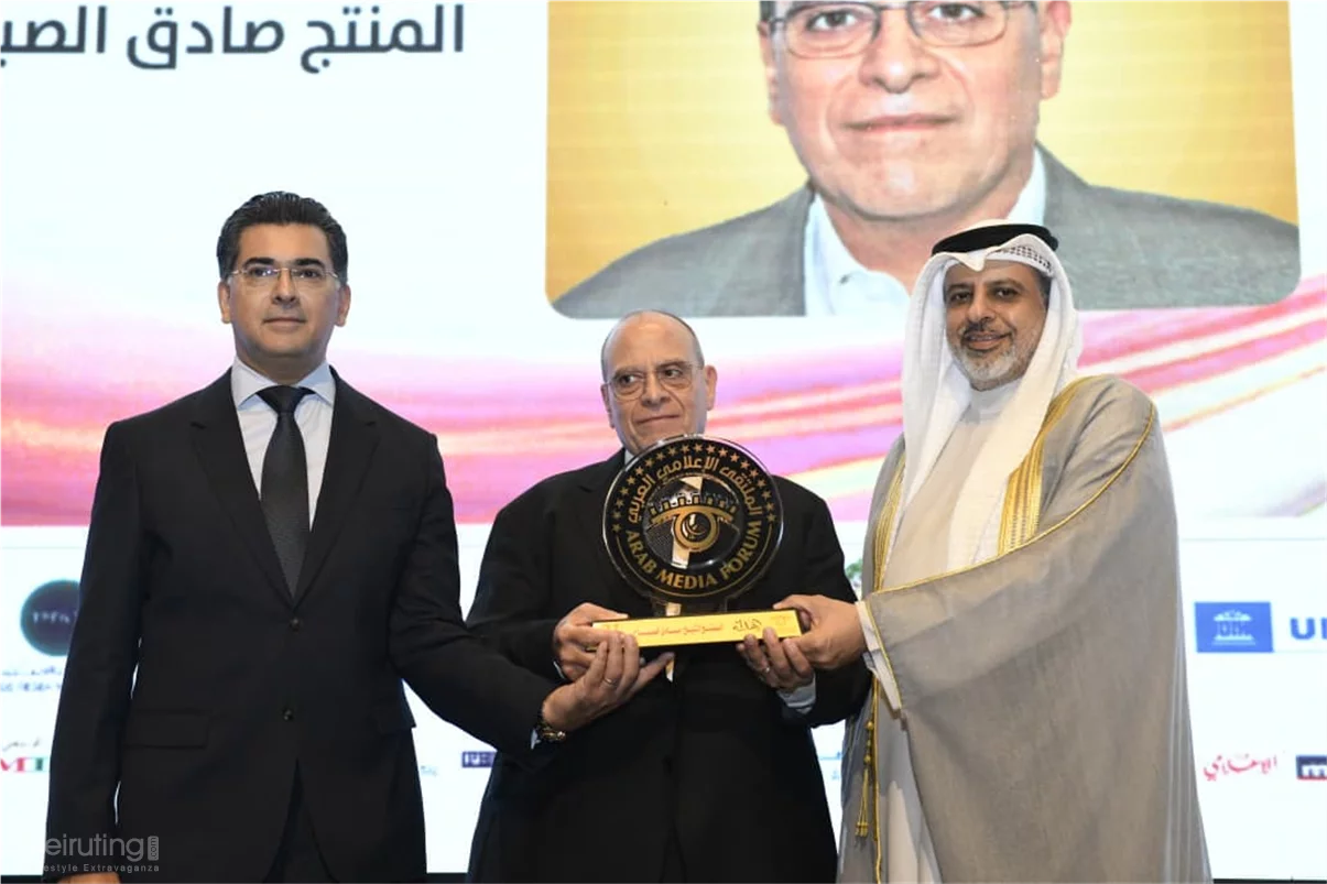 Sadek Sabbah Honored at the 21st Arab Media Forum in Beirut