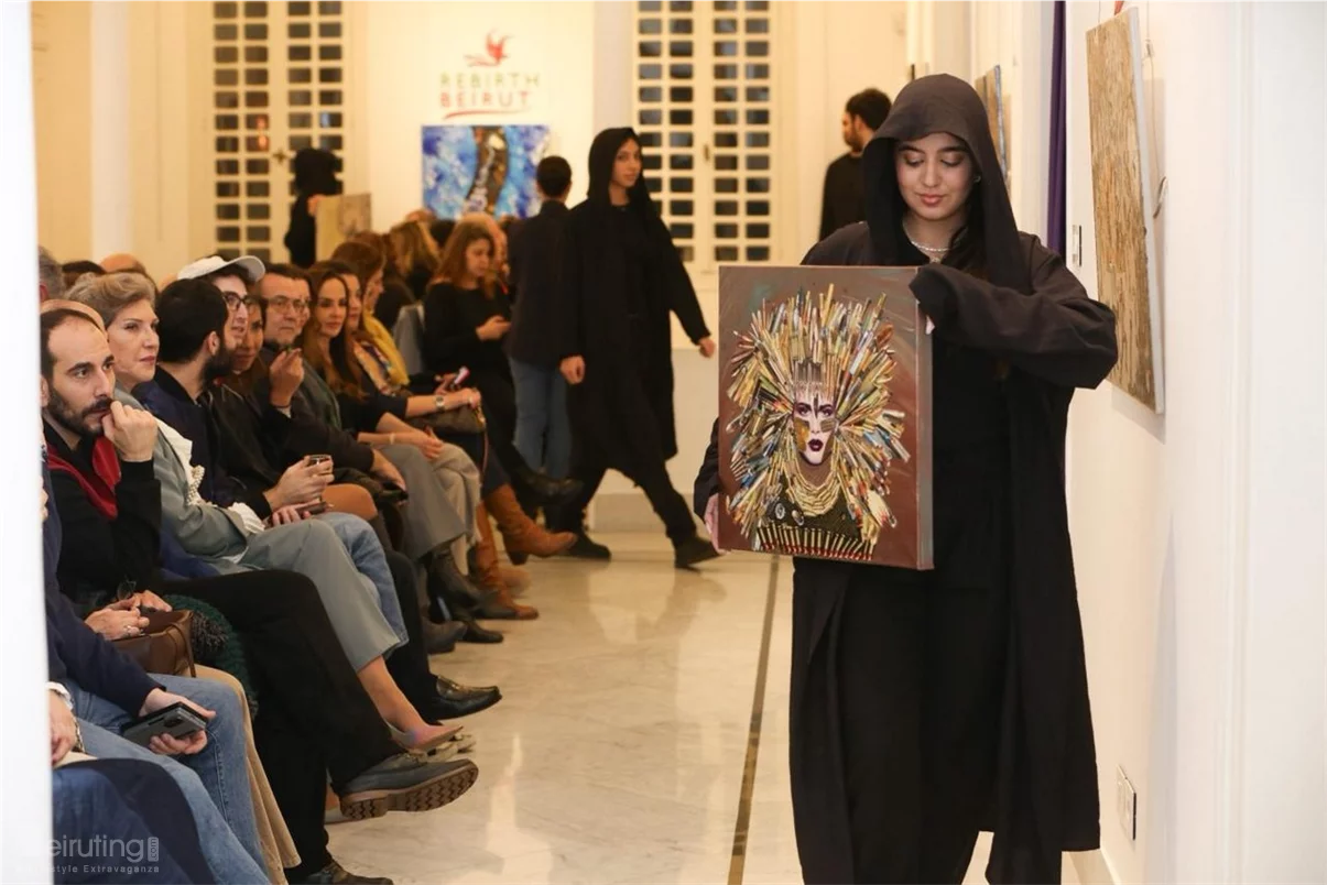 Rebirth Beirut Opens 2026 with an Innovative Art Experience:  a catwalk for paintings “As We Exist” by Hiba El-Khatib Badreddine