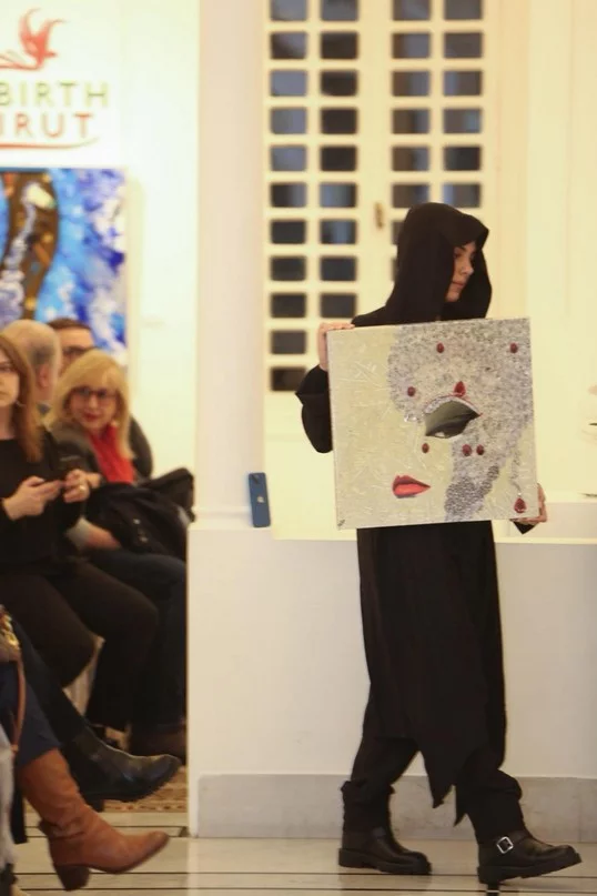 Rebirth Beirut Opens 2026 with an Innovative Art Experience:  a catwalk for paintings “As We Exist” by Hiba El-Khatib Badreddine