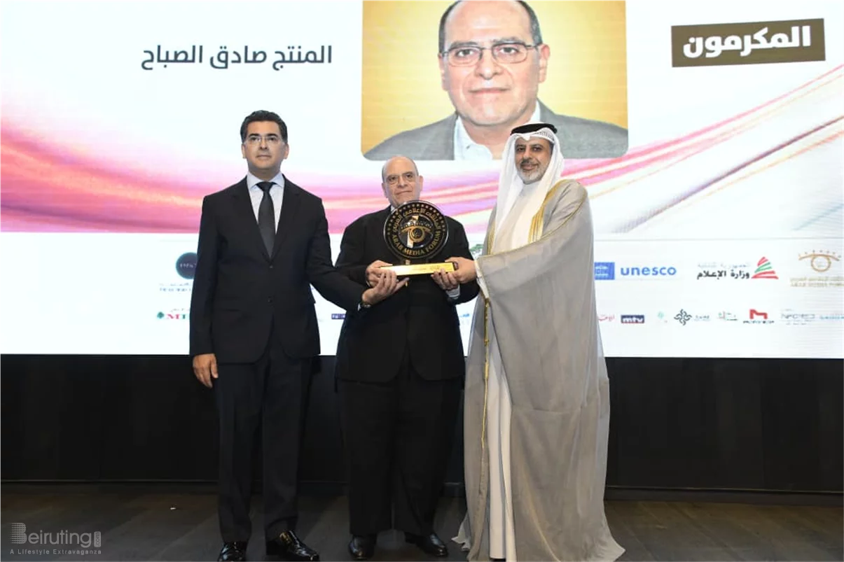 Sadek Sabbah Honored at the 21st Arab Media Forum in Beirut