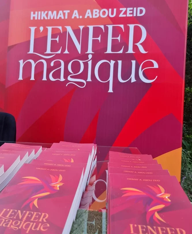 Hikmat Abou Zeid signs “L’Enfer Magique”: Introducing Poetry as a Mirror of Experience and Life