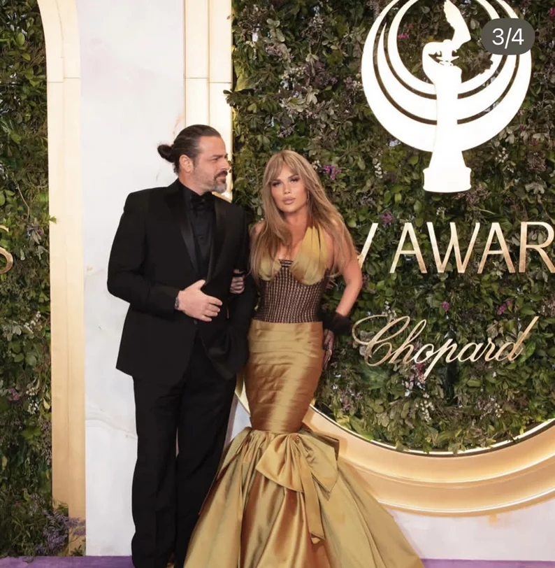 Nicole Saba and Youssef El Khal’s Joy Awards Kiss Goes Viral